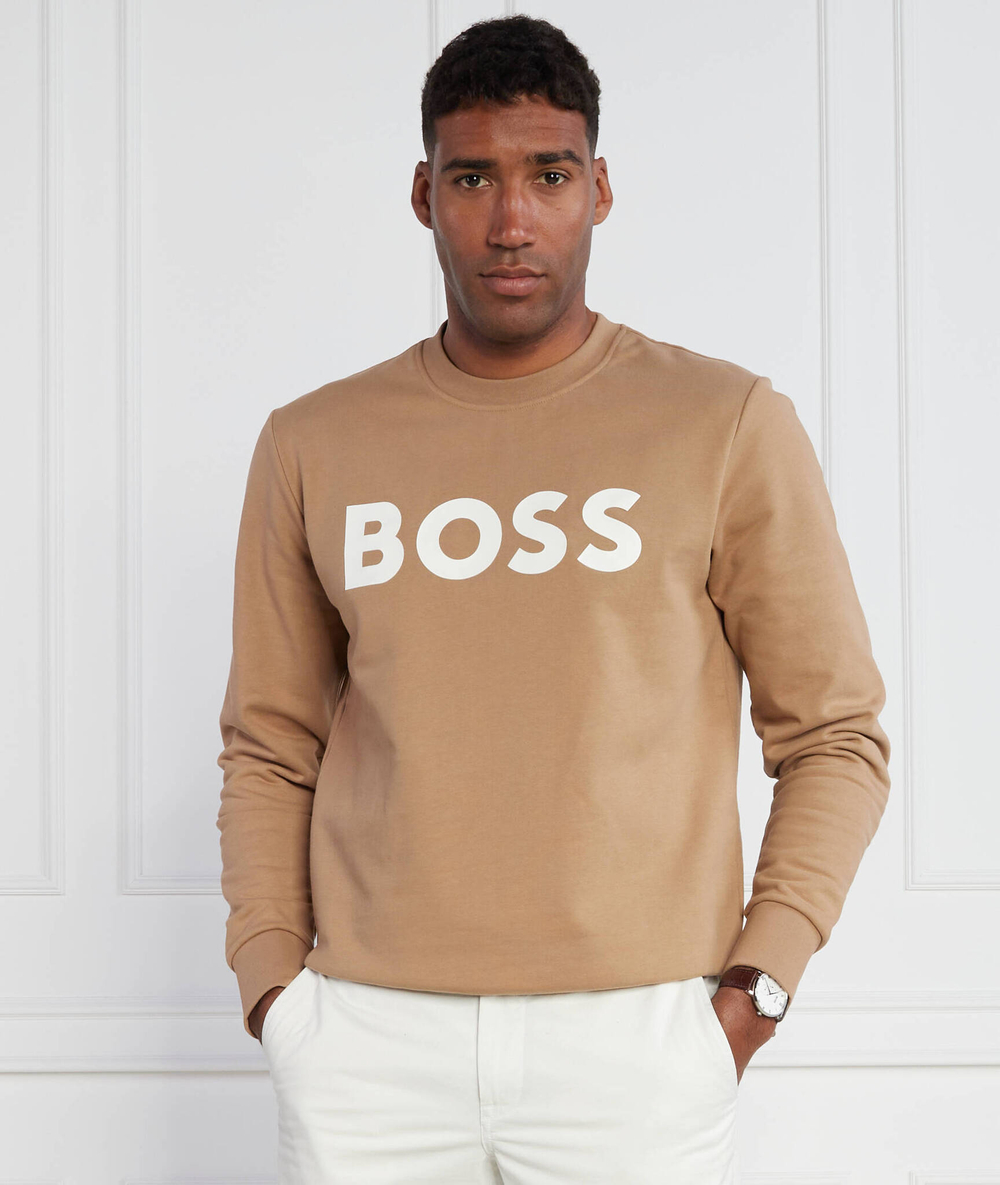 Худи Soleri 02 BOSS BLACK - коричневый(50496642)
