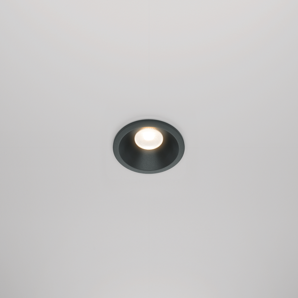 Встраиваемый светодиодный светильник Maytoni Zoom DL034-01-06W3K-B