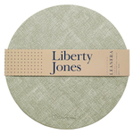 Набор из 4-х сервировочных салфеток leanera, D35 см, мятные