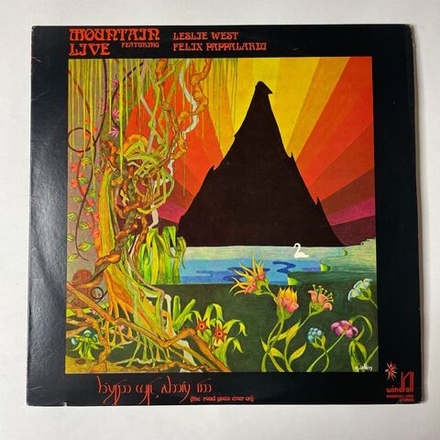 Винтажная виниловая пластинка LP Mountain Live The Road Goes Ever On (USA 1972)