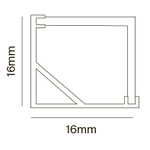 Профиль Led Strip ALM009S-2M
