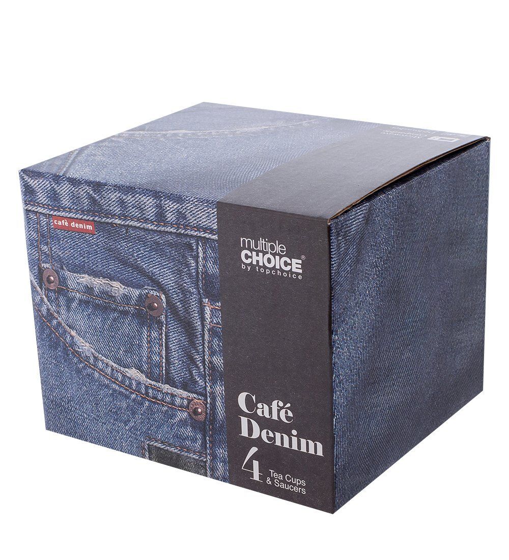 Topchoice TC-05 Чайный набор на две персоны «Джинсовая симфония» (Cafe denim)