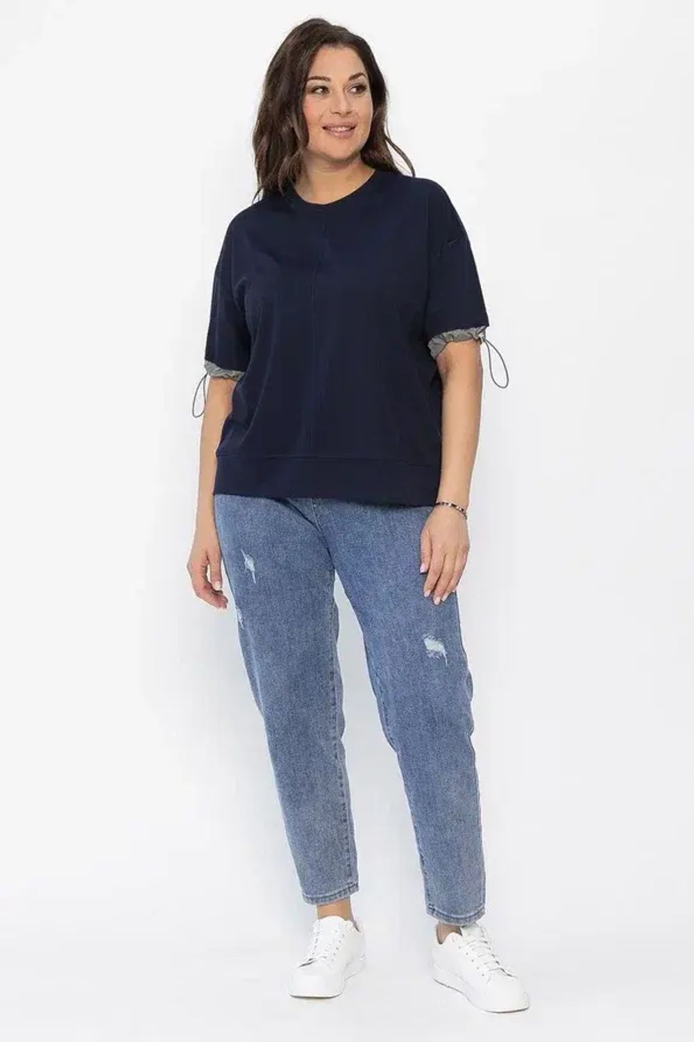 Блуза Софья (синяя) Б13941-1М LT Collection