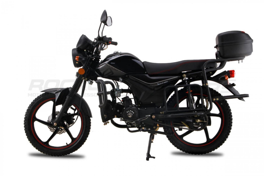 Мопед ROCKOT ALPHA TOURIST M-12 (черный глянцевый)