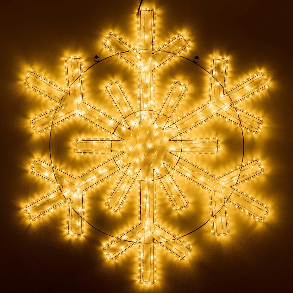 Светодиодное украшение ARD-SNOWFLAKE-M11-1250x1200-604LED Warm Ardecoled 034261