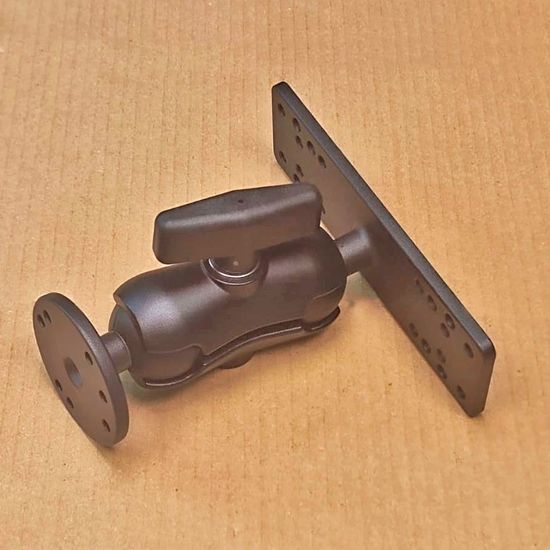 Крепление алюминиевое тип-С (шар 1,5 дюйма) для эхолотов Garmin, Humminbird, Lowrance, Raymarine и др.