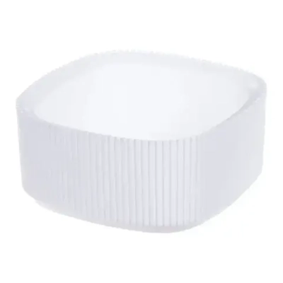 Кашпо СТРИП 165мм 0,9л со вставкой Белый