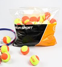 Детские теннисные мячи NEVA SPORT Orange (36 мячей в пакете)