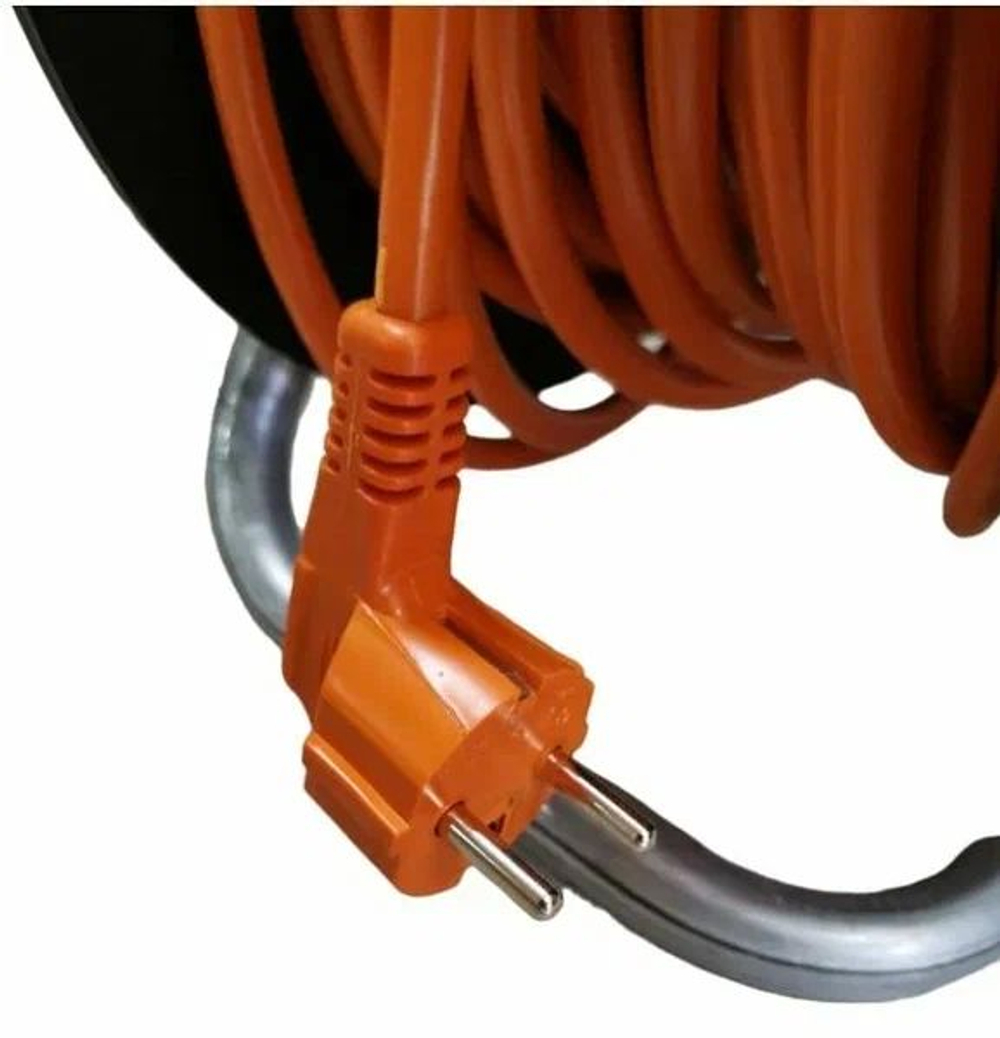 Удлинитель на катушке ПВС 2х1,5 / 4 розетки "Джетт" 30м