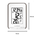 Термометр LA CROSSE WS6810 с наружным датчиком, taupe (серо-коричневый)