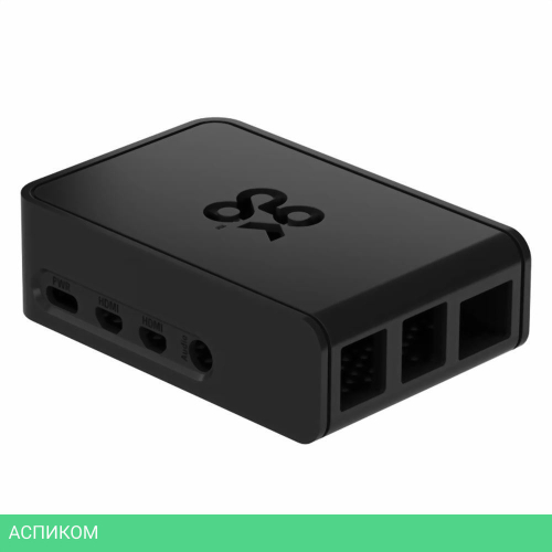 Корпус Raspberry Pi 4 Model B Official Case Okdo Slide Black RTL (187-3796)