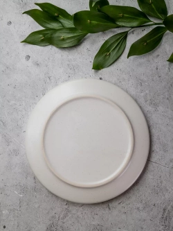 Тарелка с бортиком, Белый песок, диаметр 26,3 см