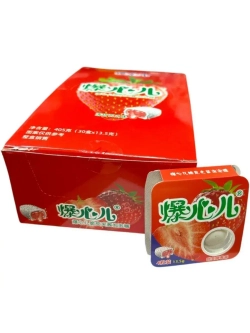 Жевательная резинка с Клубничной начинкой 13,5г * 30шт