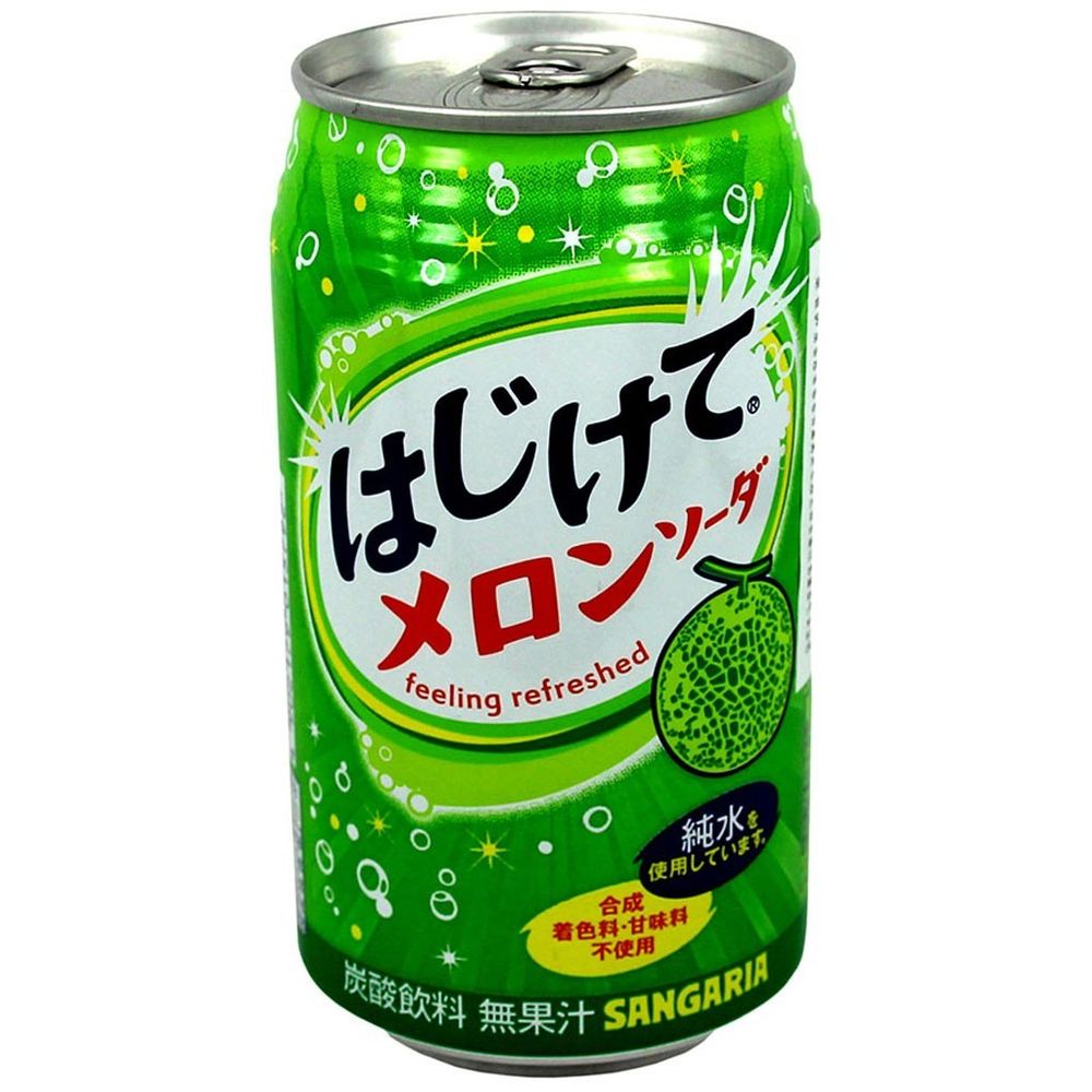 Напиток б/а Sangaria Melon со вкусом дыни 350 г ж/б,  Япония