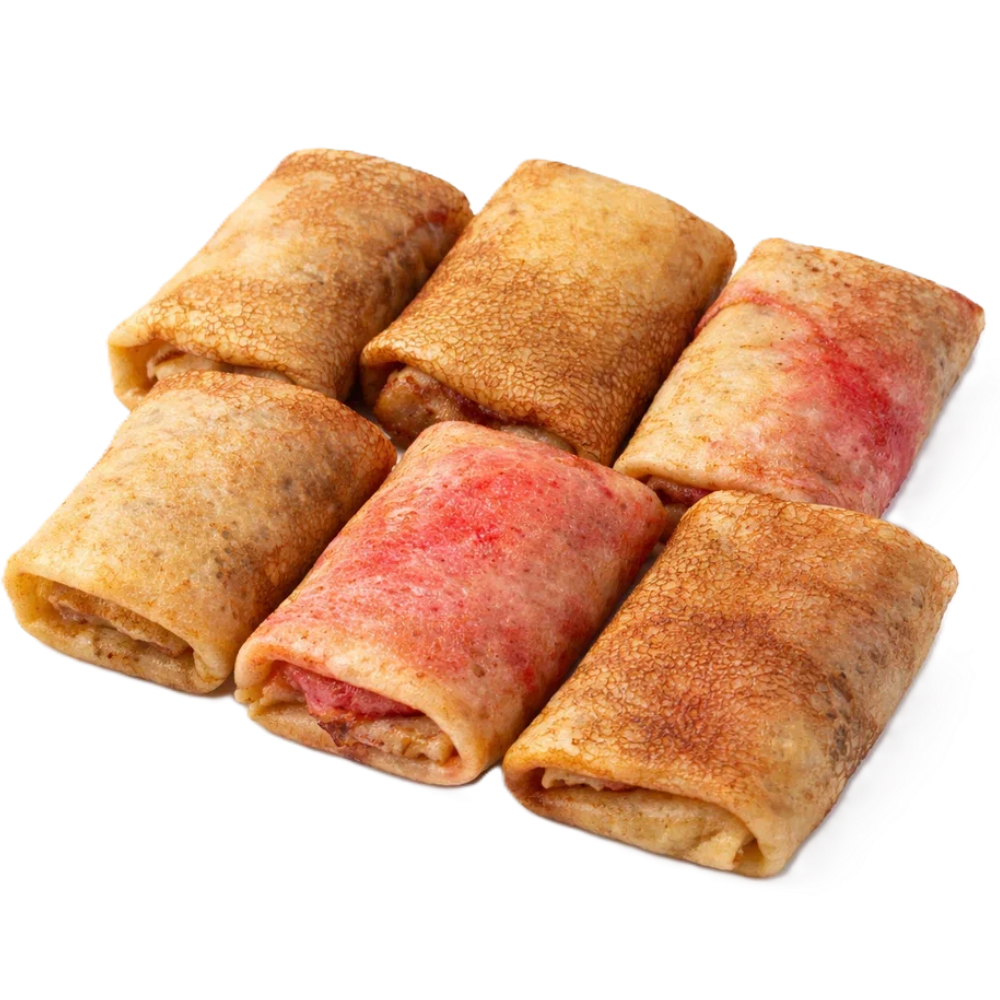 Блинчики с клубникой