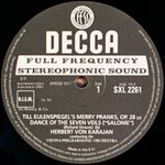 Herbert von Karajan, Vienna Philharmonic Orchestra / Richard Strauss: Till Eulenspiegel's Merry Pranks, Dance Of The Seven Veils, Tod Und Verklarung (LP)