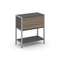 Shelf System Односекционный стеллаж двухярусный с ящиками SN.STM-212 Антрацит/Вяз Благородный/Металл