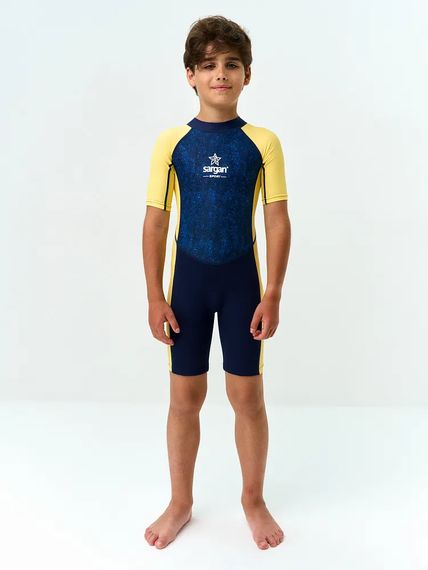 Гидрокостюм детский Sargan Sport 1082/BL 2 мм синий/песочный
