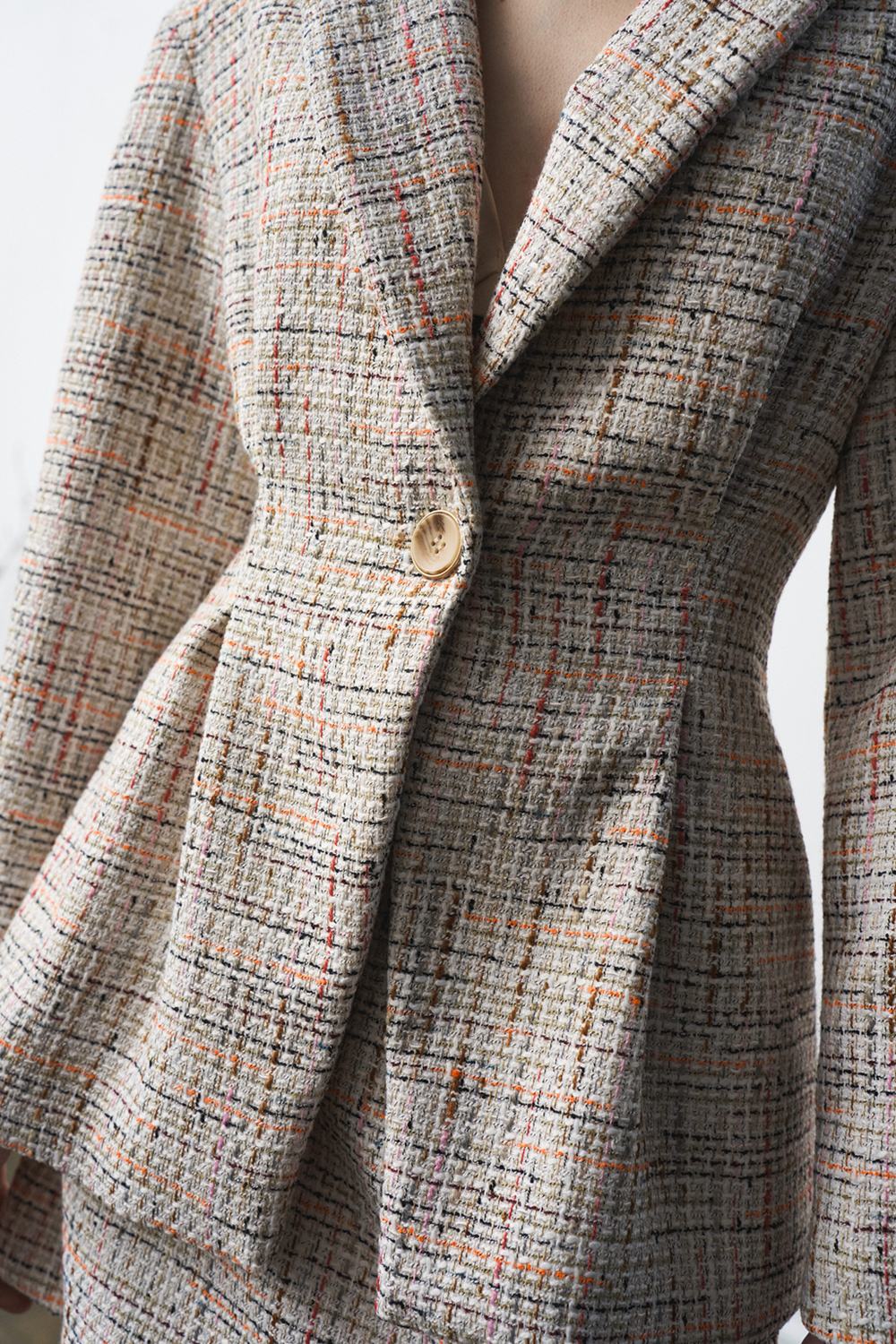 Жакет 1308 рогожка