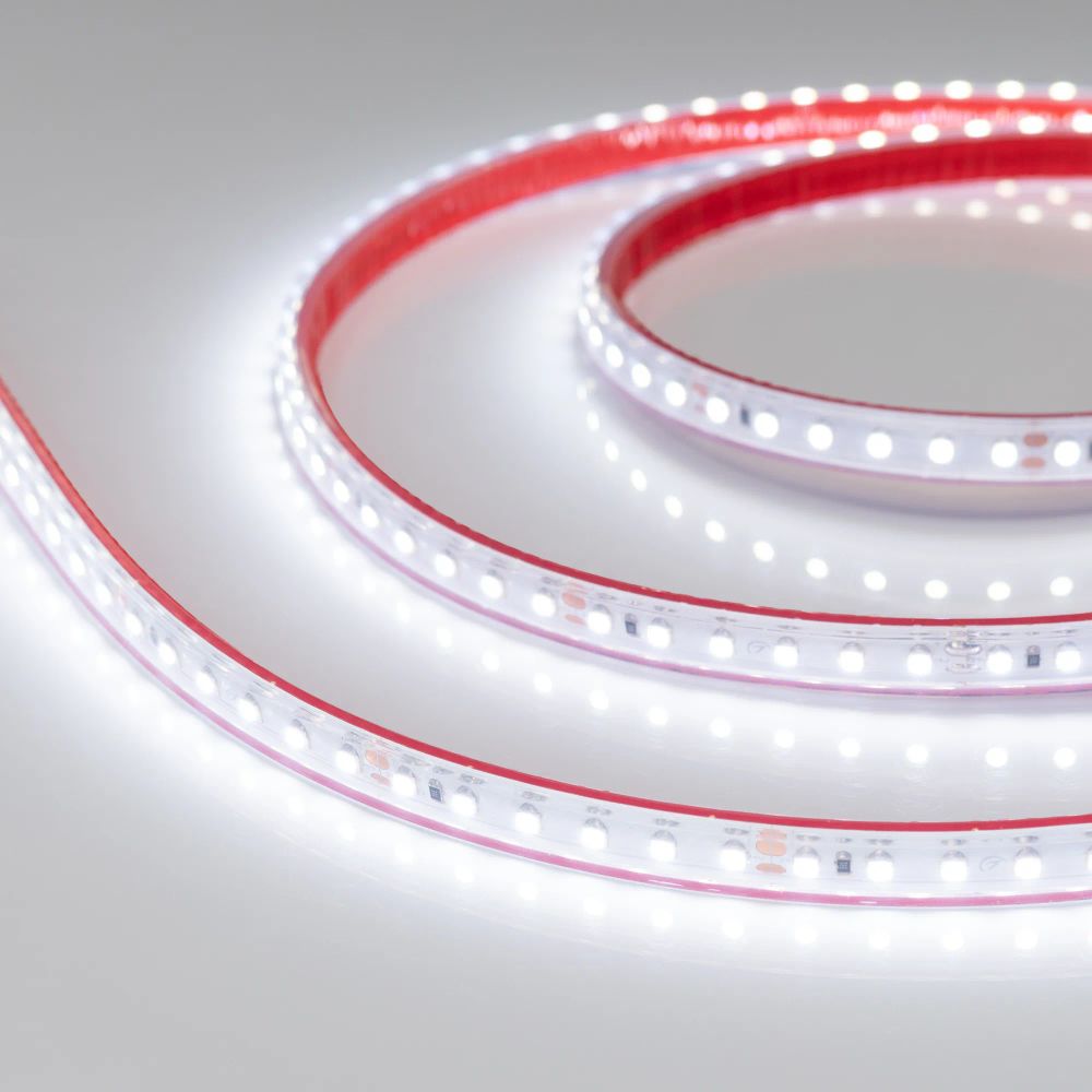 Светодиодная лента герметичная RTW-PS-A120-10mm 24V White6000 (9.6 W/m, IP67, 2835, 5m) (Arlight, 9.6 Вт/м, IP67) 022321(2)