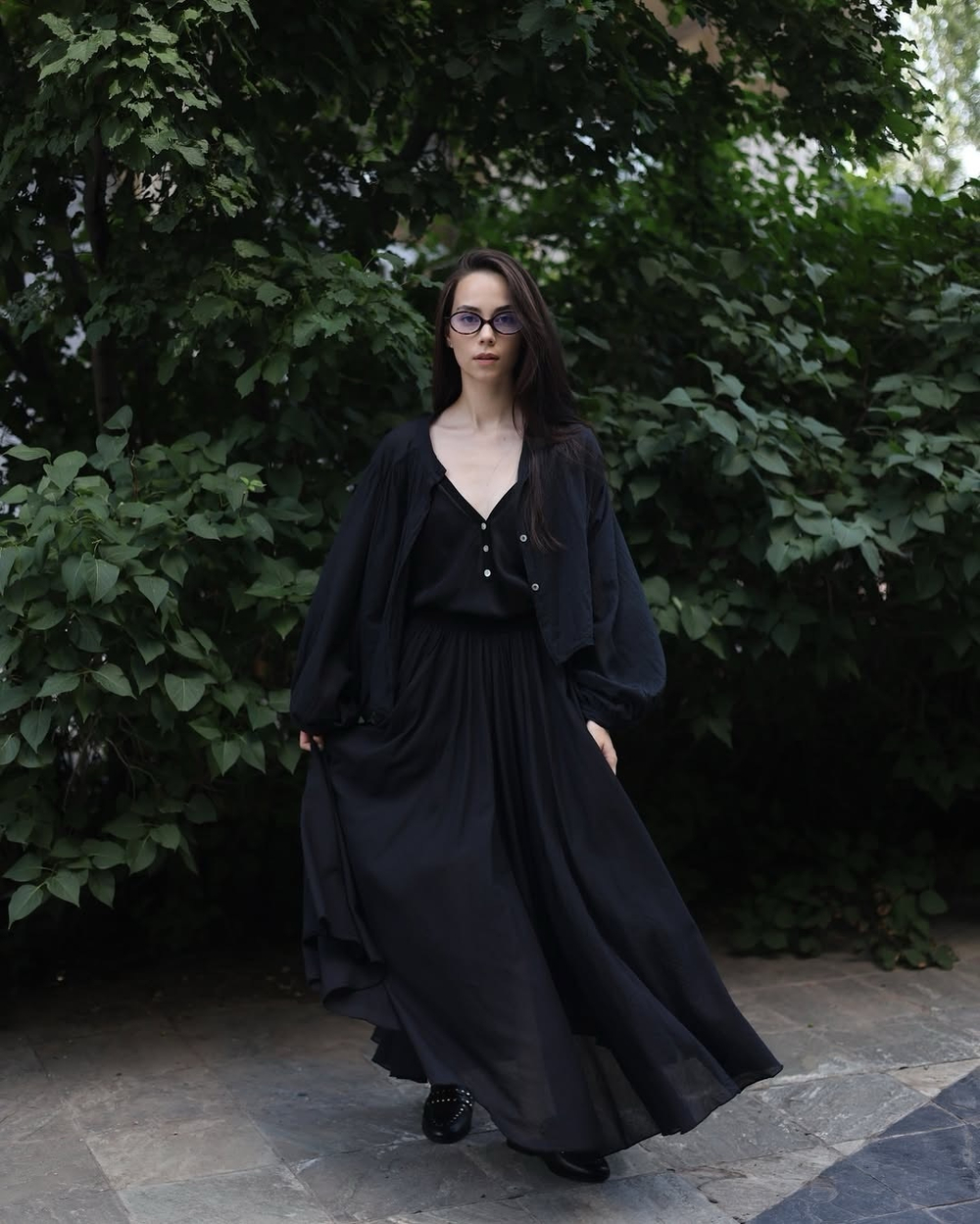 топ с атласным блеском