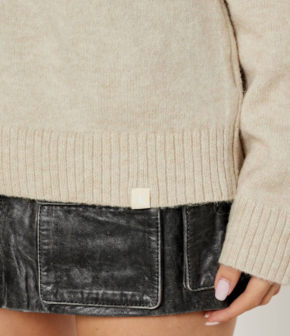 Свитер Calvin Klein Jeans - бежевый(J20J224636)