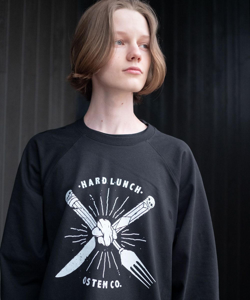 Лонгслив Hardlunch Fork and Knife черный