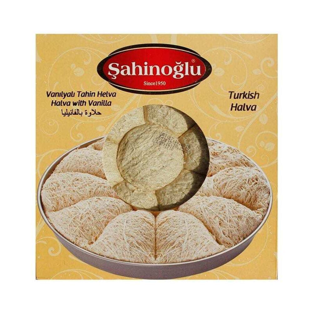 Халва SAHINOGLU кунжутная ванильная 350 гр.