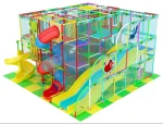 Уличный лабиринт "Детское раздолье" 70,5 м² (8,6*8,2*4,9 м)