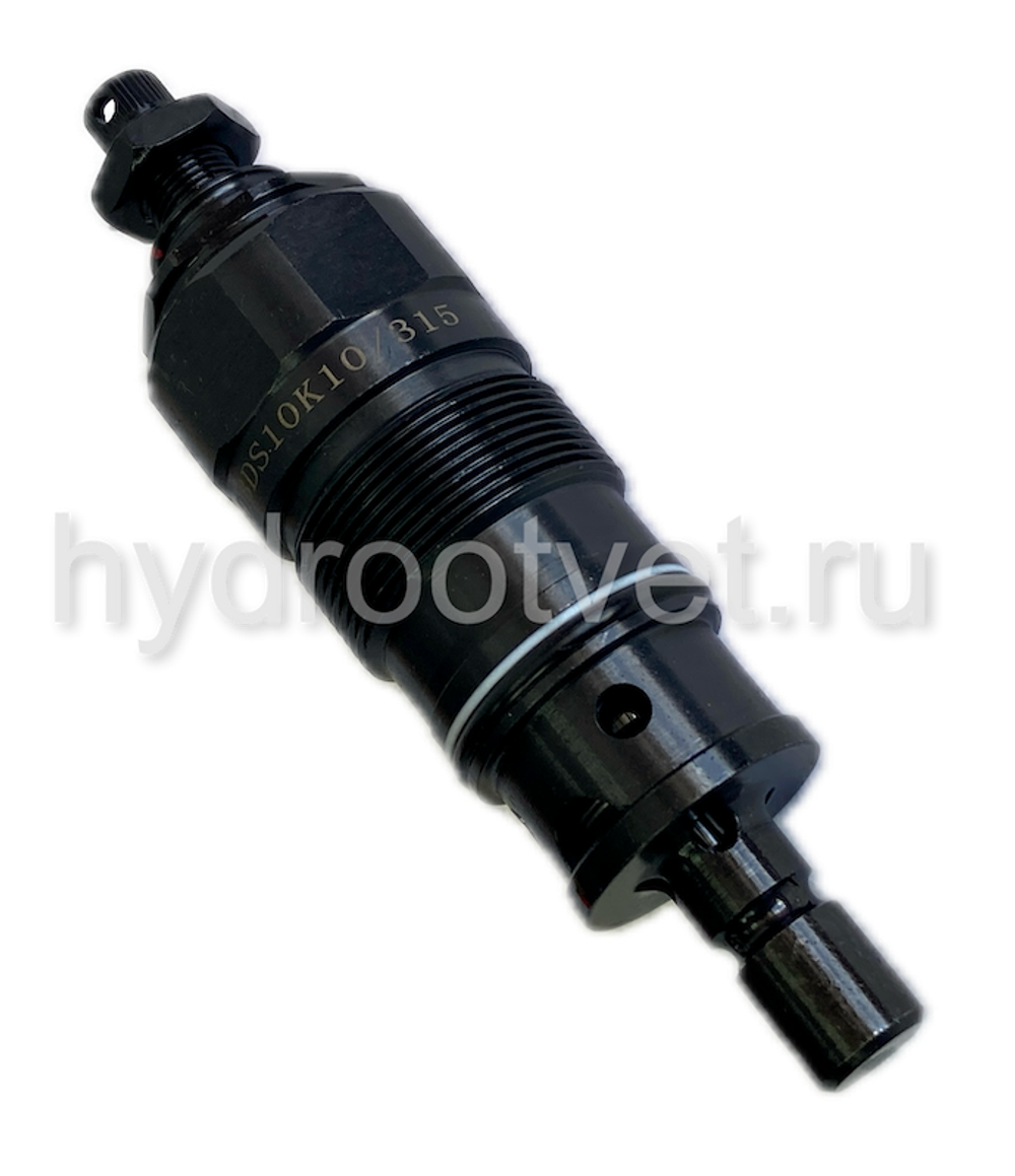 DBDS10K1X/315V - Предохранительный клапан прямого управления Ду10, давление регулировки до 315 бар, тип монтажа - встраиваемый, элемент регулировки S = винт