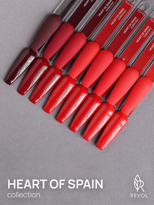 REVOL Гель лак Heart of Spain №5 Cunning cardinal, 10мл