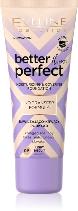 Eveline Cosmetics Better than Perfect - Непрозрачная тональная основа с увлажняющим эффектом, 30 ml
