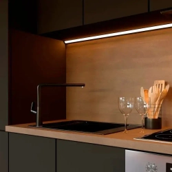 Профиль угловой 2 метра (1 шт) алюминиевый 16x16мм 2м для светодиодной ленты с рассеивателем