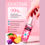 Возбуждающий съедобный лубрикант на водной основе с ароматом персика и фиалки Tishe 125мл