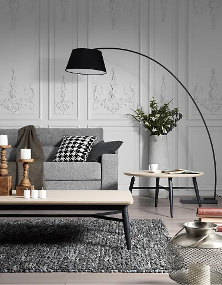 Торшер Chop 210 см черный