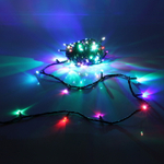 Гирлянда для дома 9,5м 100 ламп LED черный.пров, авторежим, IP-20, RGB (возможность соединения)