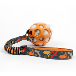 Игрушка-перетяжка с натуральным мехом DOGLEA PUMPPA