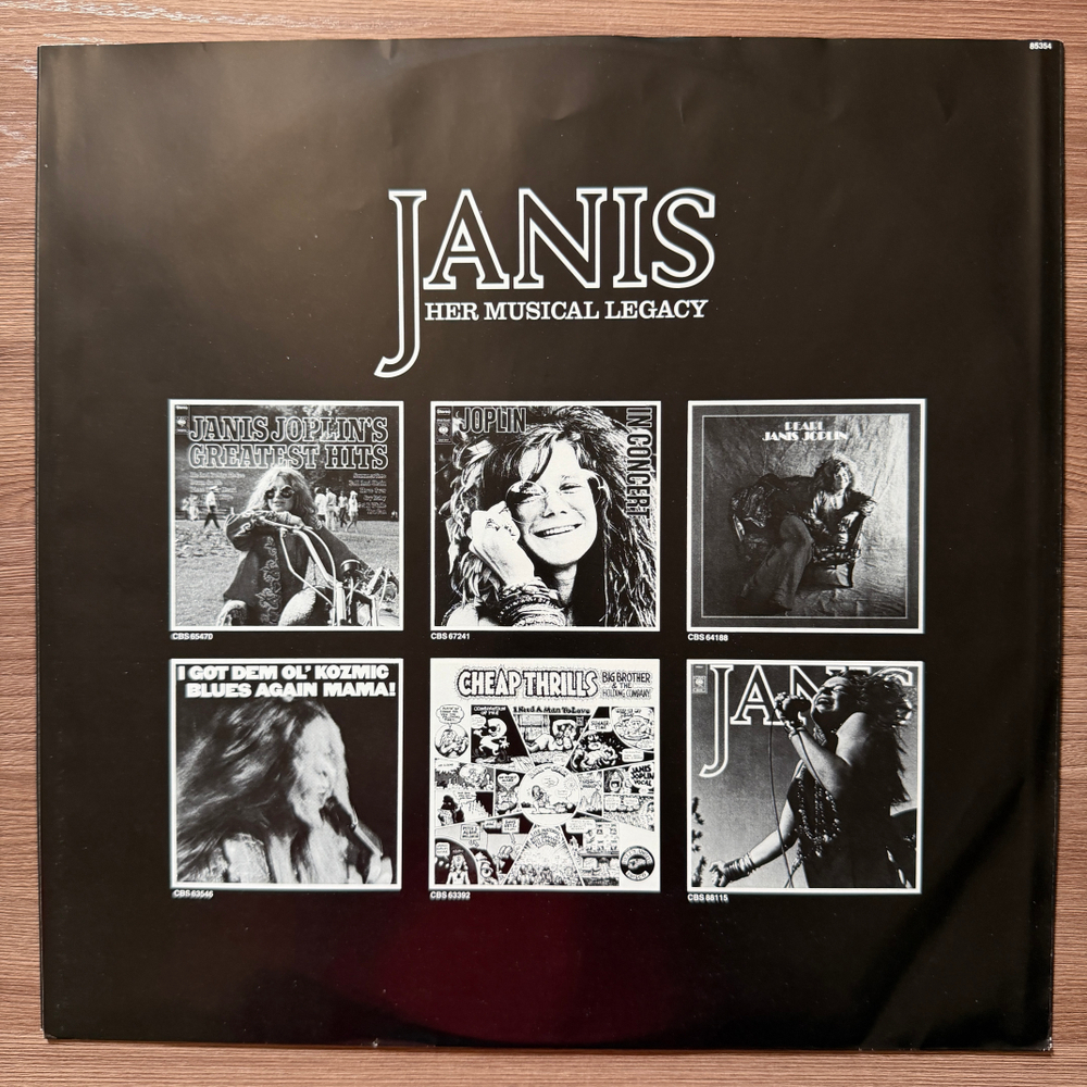 Janis Joplin ‎– Farewell Song (Голландия 1982г.) Т