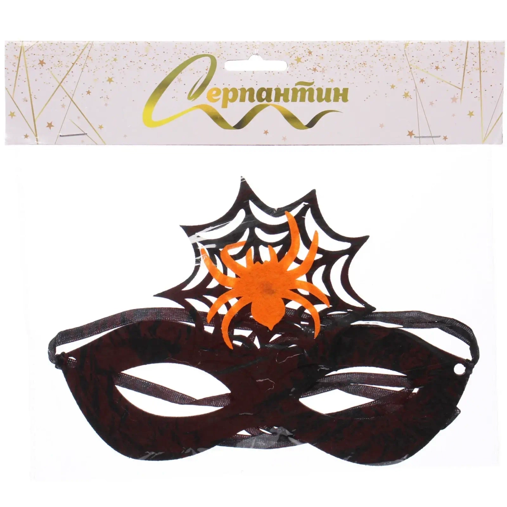 Маска карнавальная «Helloween - Паутина», микс