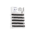 Мормышка "Шар" литая с бисером, Черный (50шт/уп)