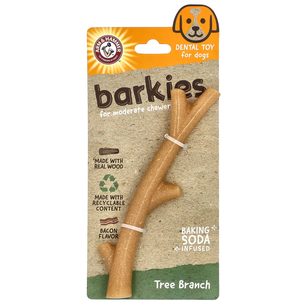 Arm & Hammer, стоматологическая игрушка для собак, ветки дерева, бекон, 1 шт.