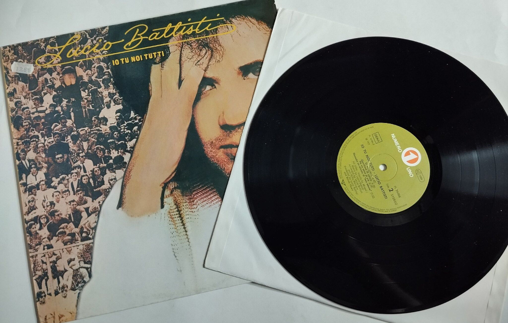 Винтажная виниловая пластинка LP Lucio Battisti Io Tu Noi Tutti (Germany 1977)