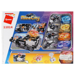 Конструктор блочный Брик "Машина", с фигурками и аксесс., 517 дет. в коробка BRICK11014