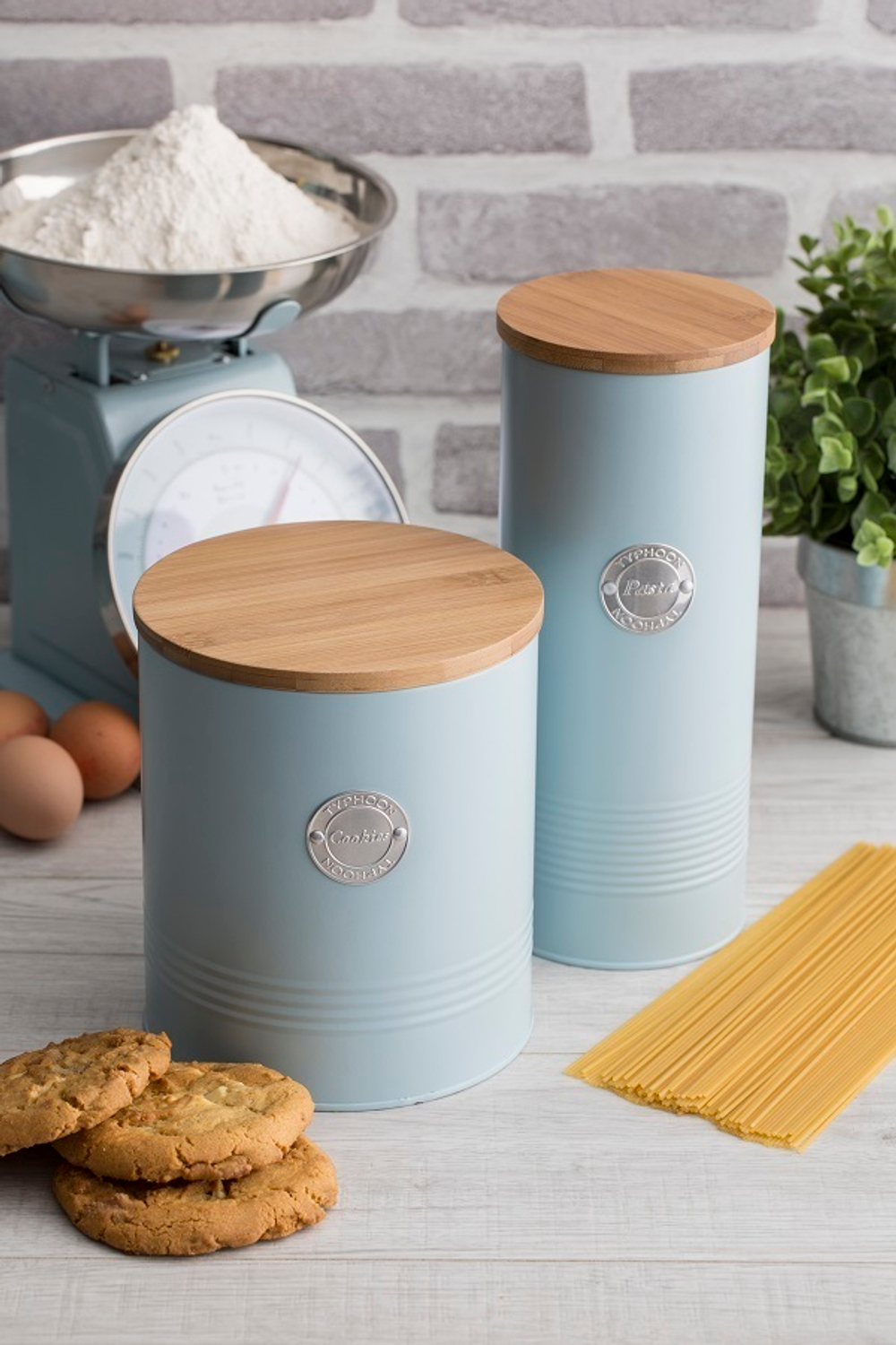 Емкость для печенья Living голубая 3,4 л