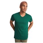 Мужская футболка Samoyedo с коротким рукавом и V-образным вырезом