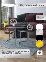 Комплект журнальных столов Акцент - СЧГ - МДФ в ПВХ