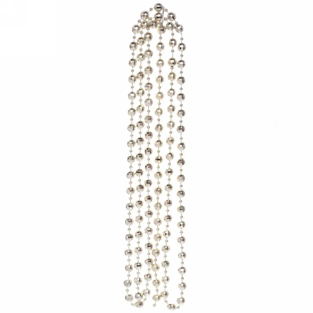 Бусы на ёлку 2м «Капельки», Шампань