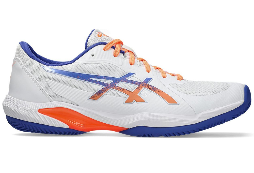 Мужские кроссовки для Падел Asics Solution Swift FF 2 Padel - white/dark cobalt