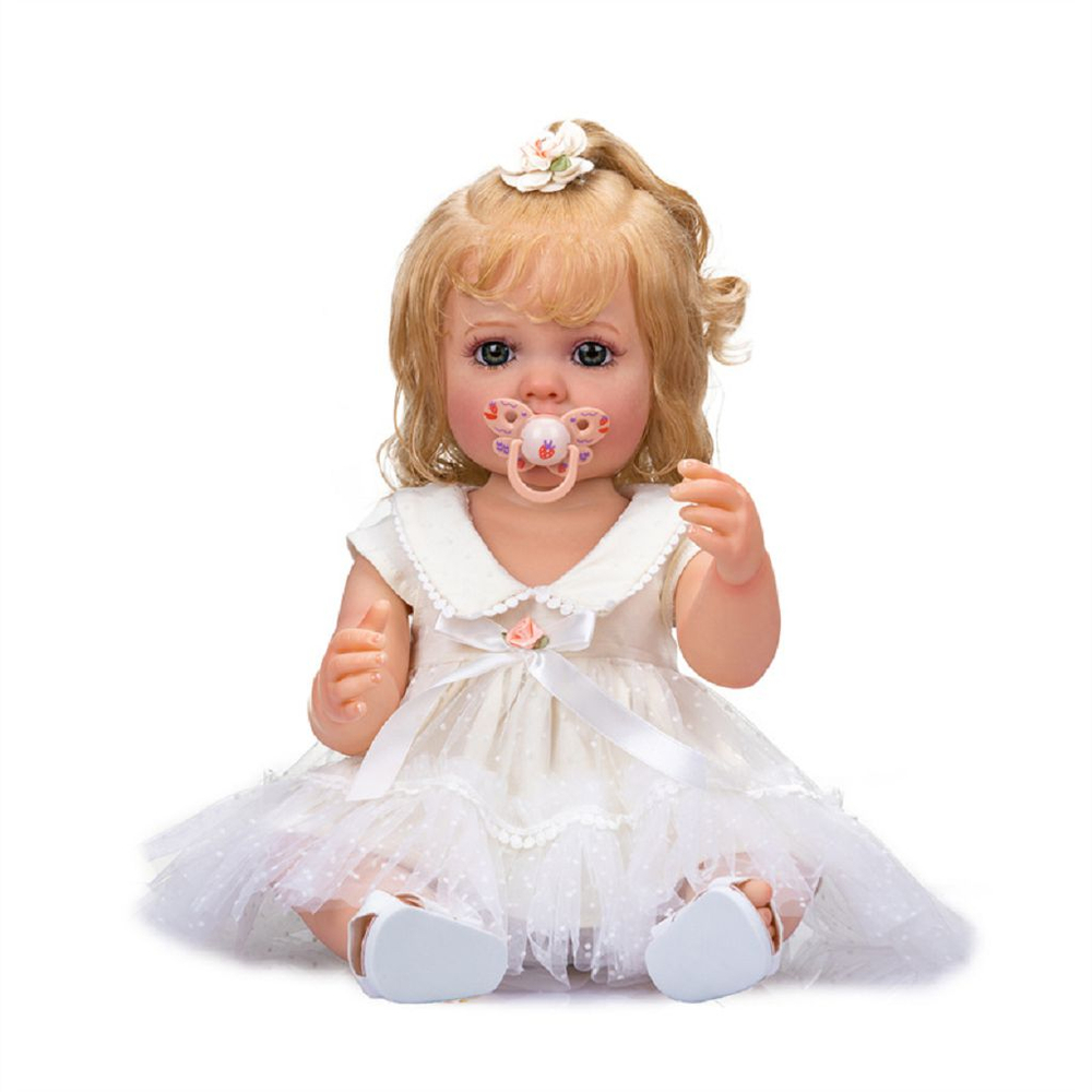 Кукла Реборн виниловая 55см в пакете (FA-142)