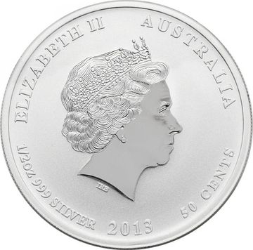 50 центов 2013 Австралия «Восточный лунный календарь - год змеи»